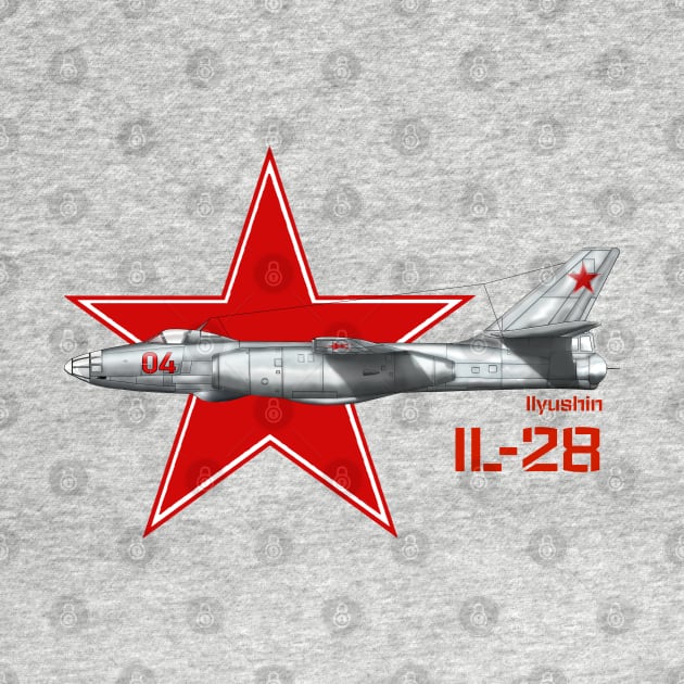 Ilyushin Il-28 Beagle - USSR by BearCaveDesigns